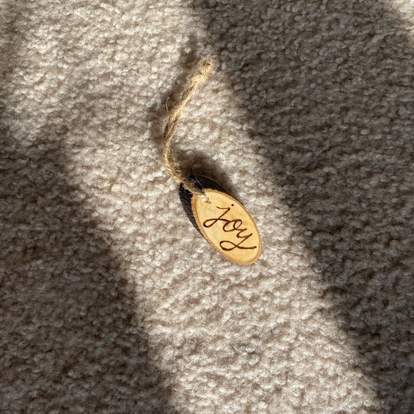 Wood Burned Ornament - Picture 2 of 4